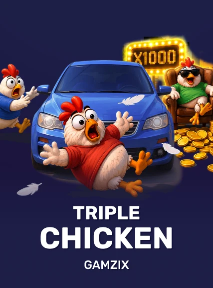 Triple Chicken game tile